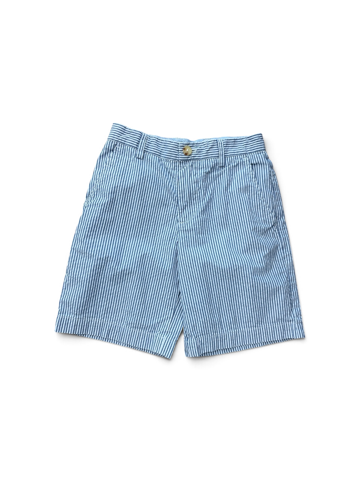 Navy/White J. McLaughlin Seersucker Shorts, 6T
