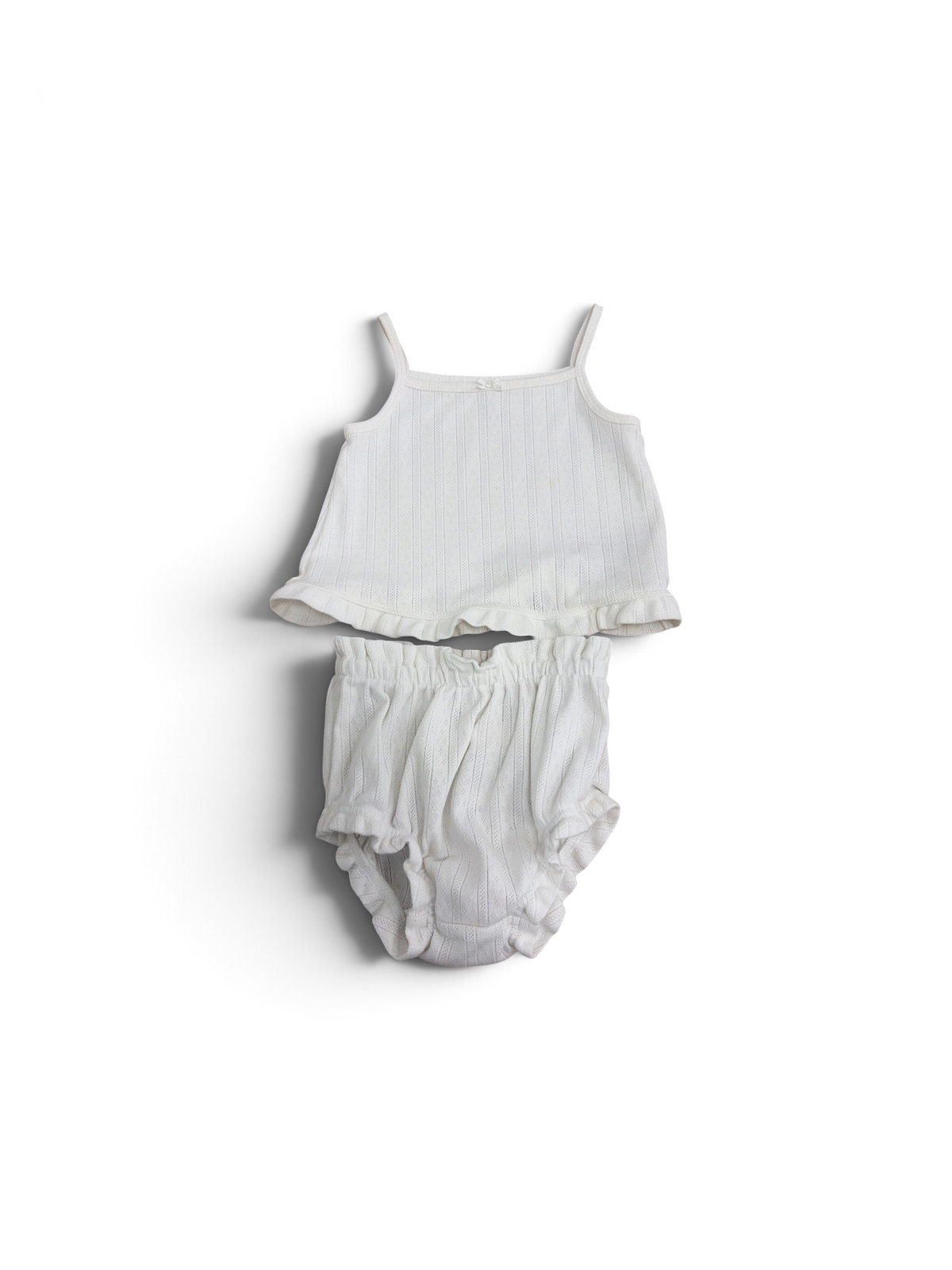 White  Baby Gap Tank Set, 24M