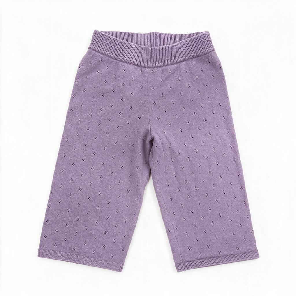 Lilac Baby Gap Knit Pants, 18-24M