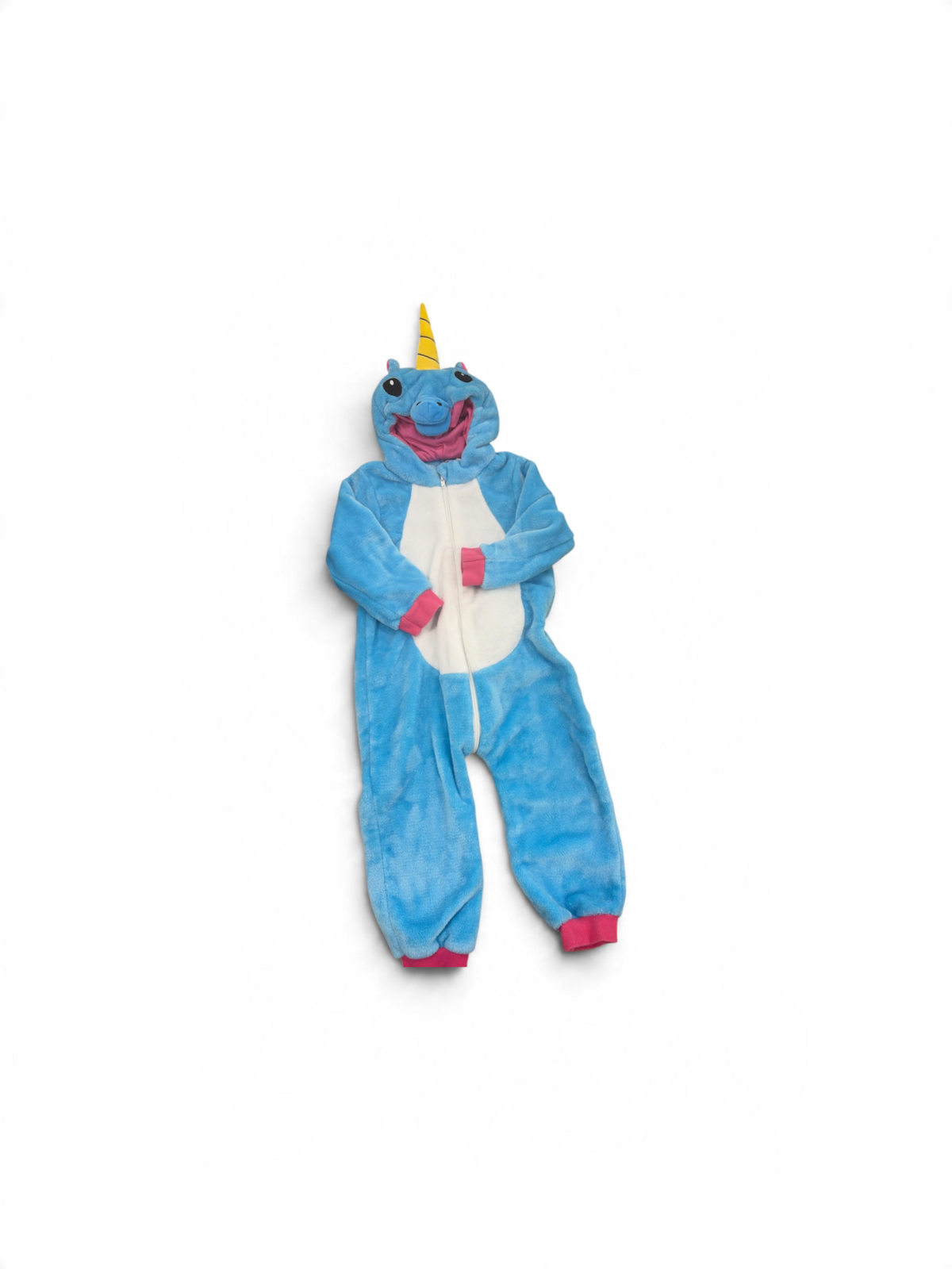 Blue/Pink Unknown Unicorn Costume , 4-5Y