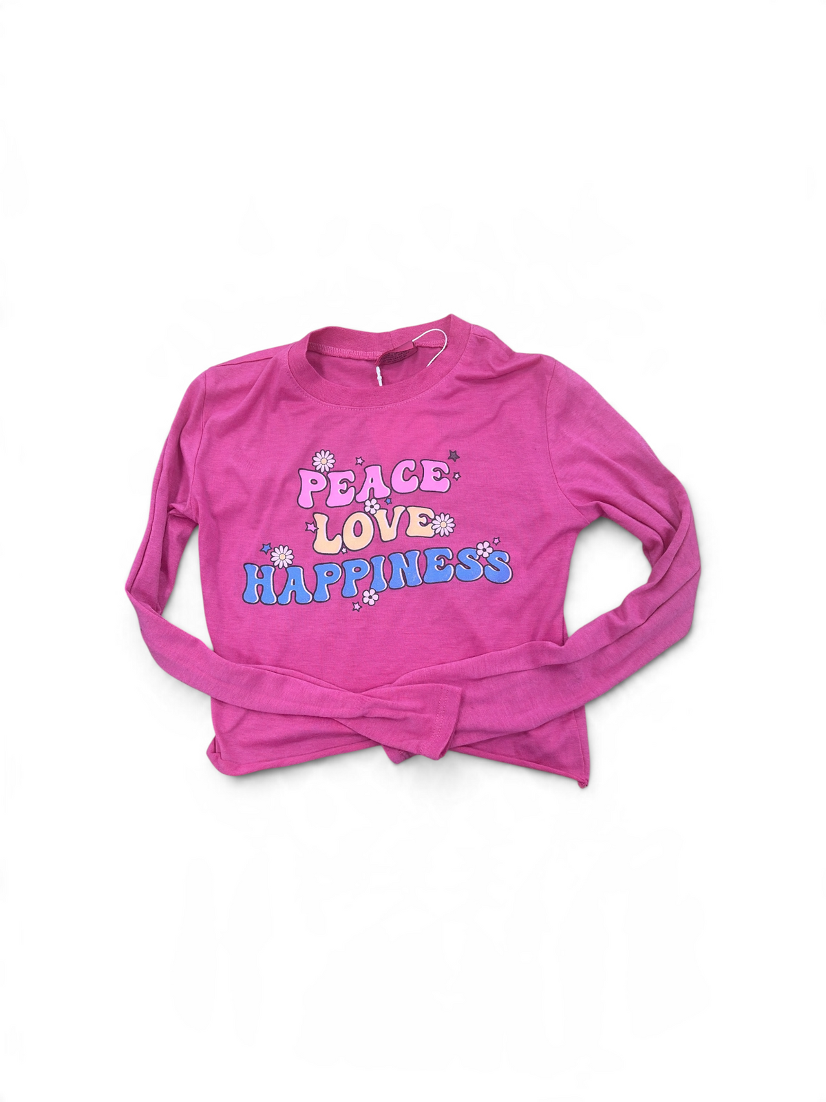 Pink Firehouse Peace Long Sleeve, 4-5T