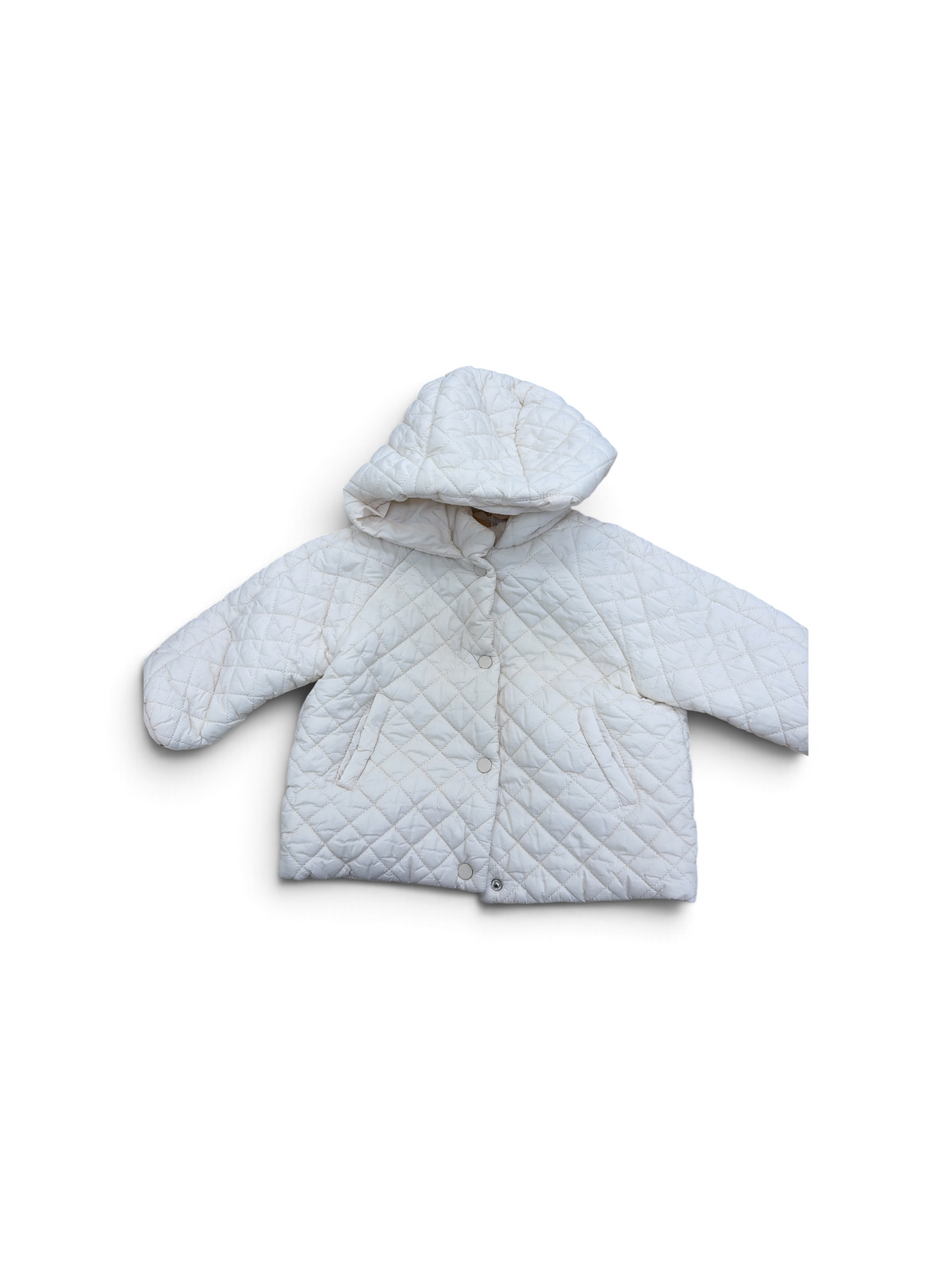 White Zara Puffer, 18M