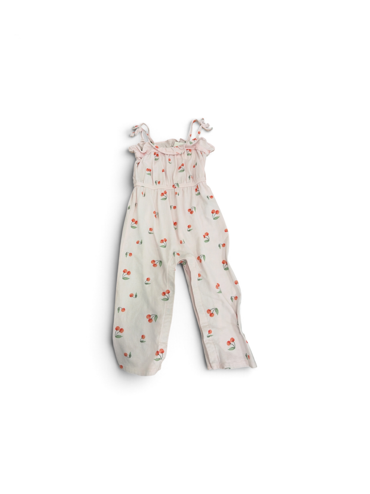Pink Baby Gap Cherry Jumpsuit, 3T