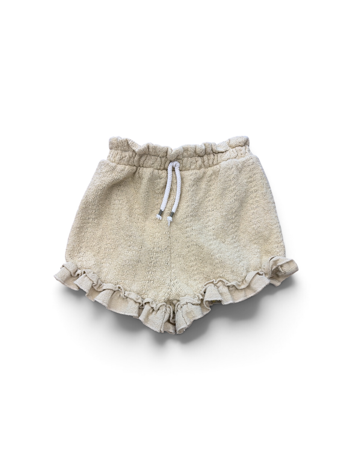 Camel Zara Knit Shorts, 3T