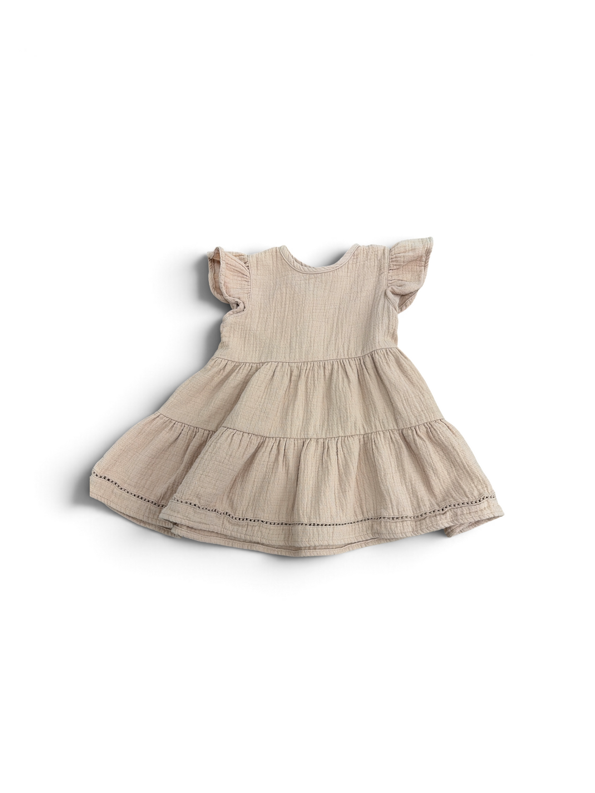 Beige  Quincy Mae Sundress, 18M