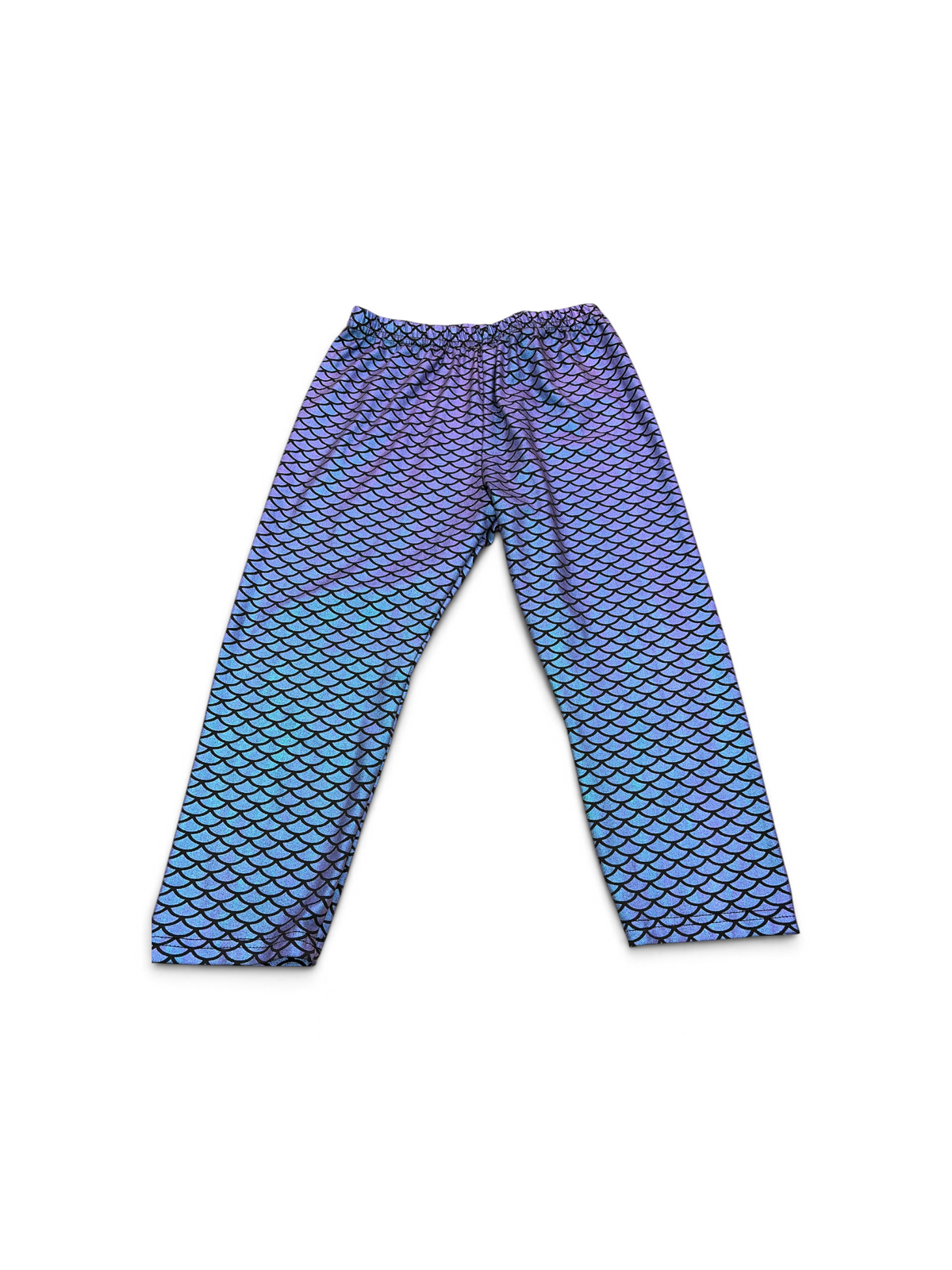 Blue  PatPat Mermaid Leggings, 7-8Y