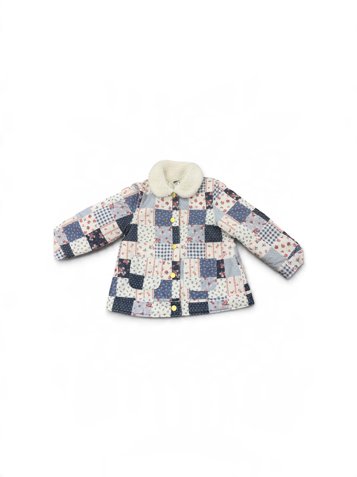 Blue/Pink Little Me Corduroy Jacket, 4T