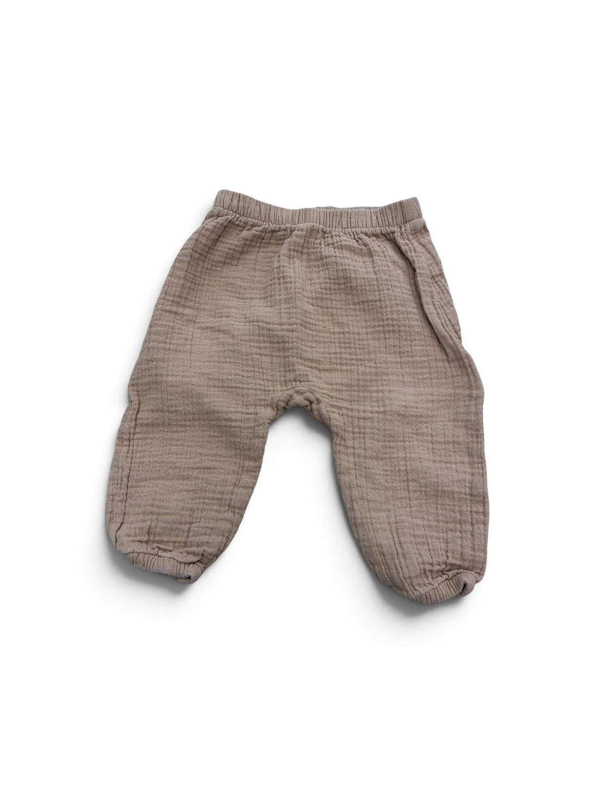 Brown Baby Gap Linen Pants, 6-12M