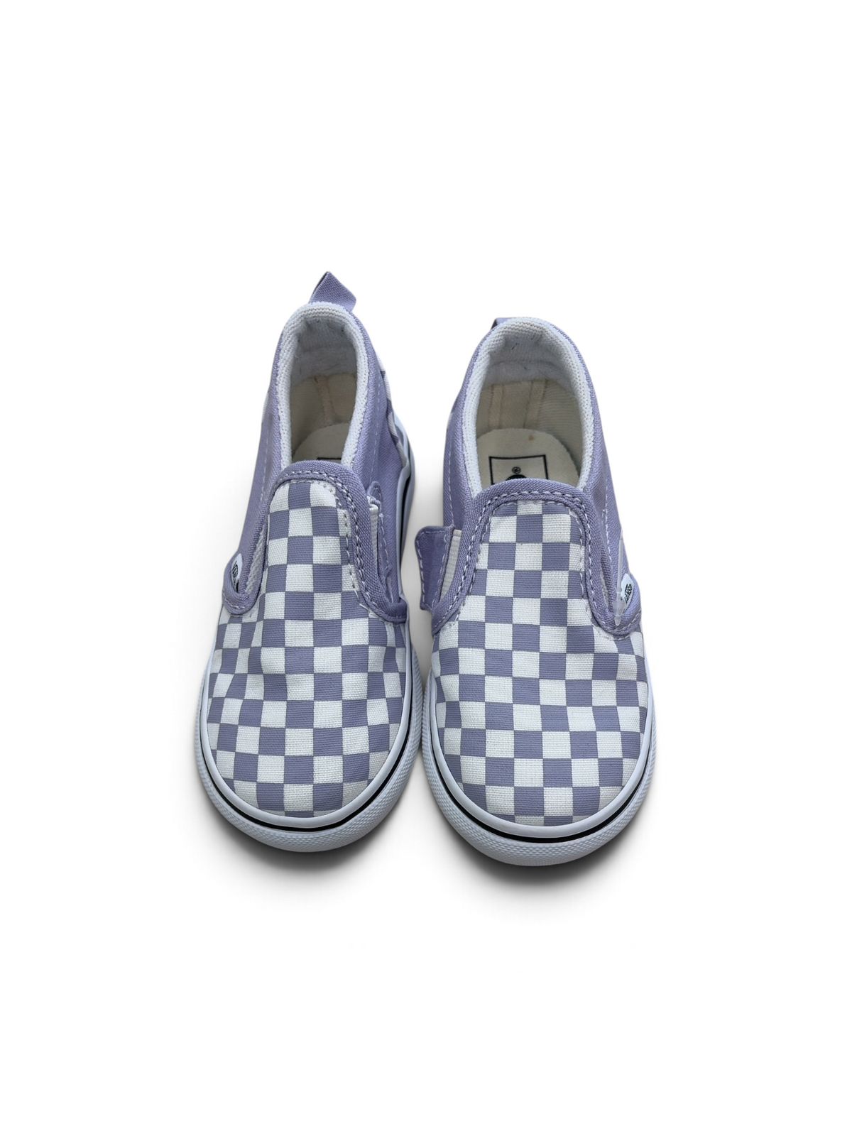 Periwinkle Vans Slip-Ons, 8c