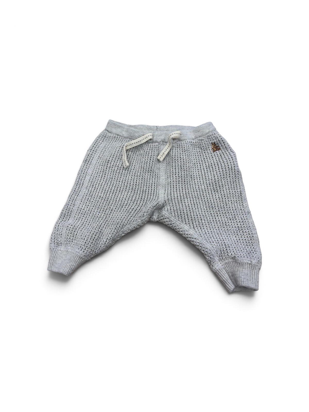 Gray Baby Gap Knit Pants, 0-3M