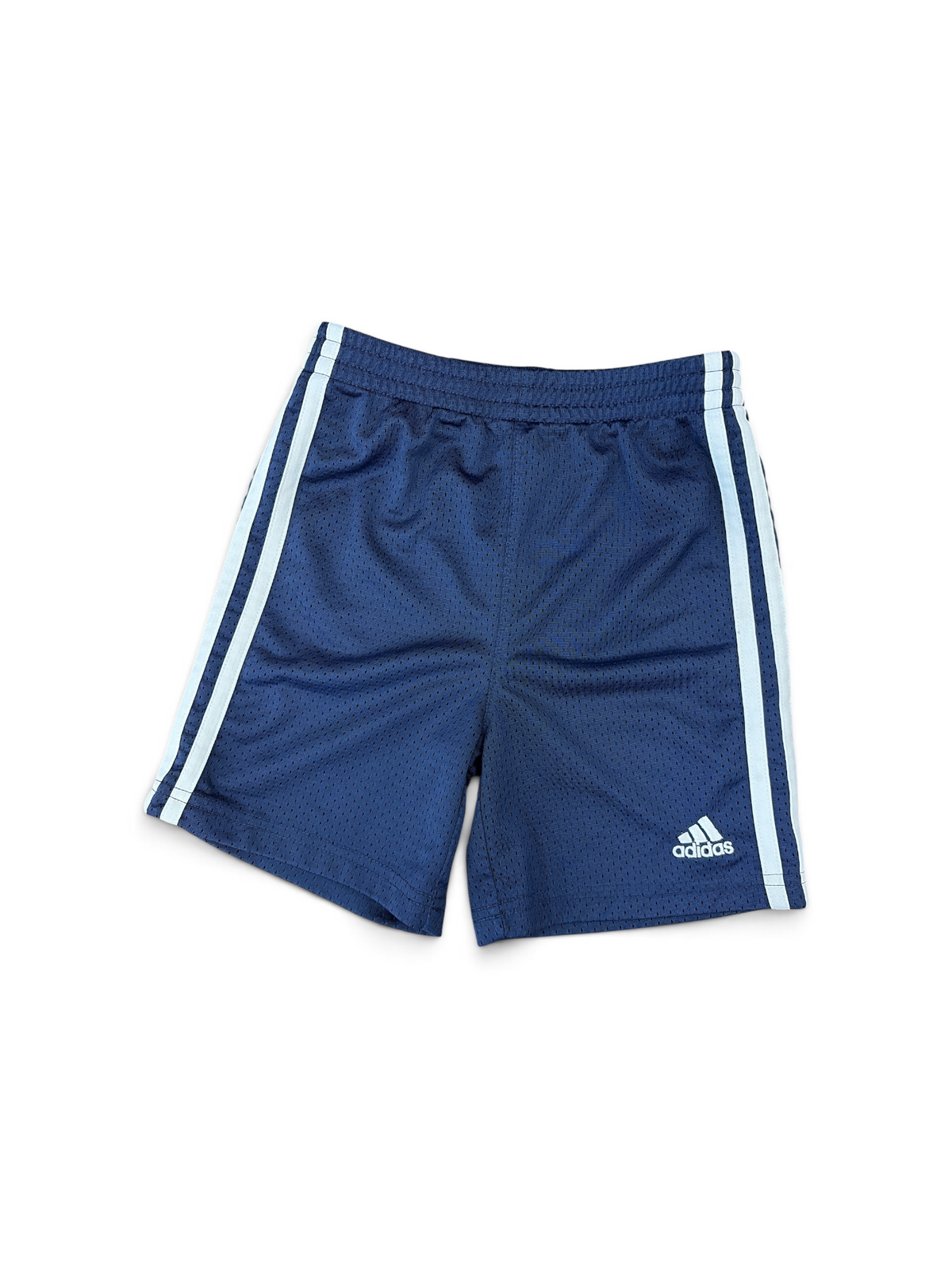 Navy Adidas Mesh Shorts, 3T
