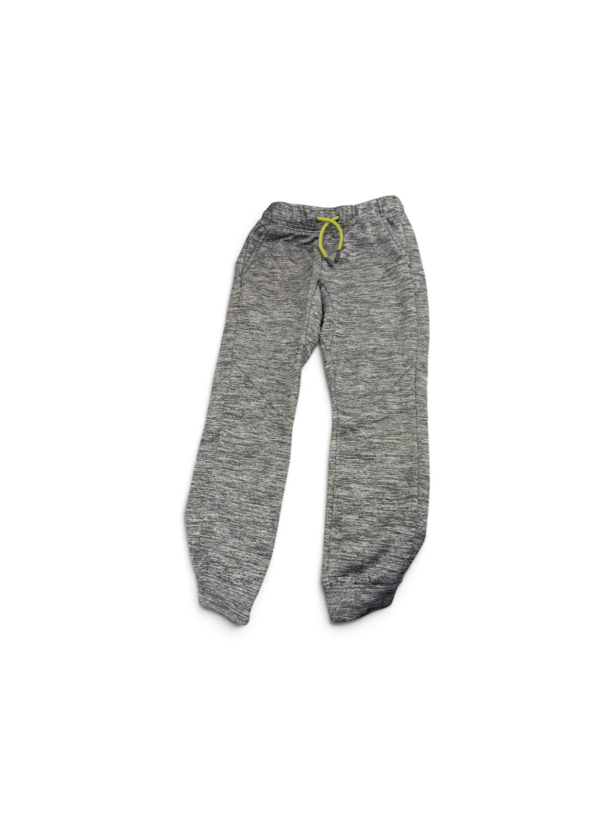 Gray/Neon Yellow All In Motion Joggers , 8Y