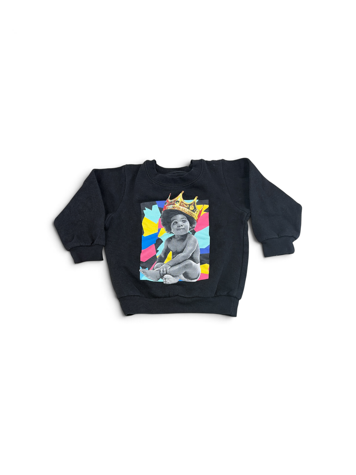 Black The Notorious B.I.G. Graphic Sweatshirt, 2T