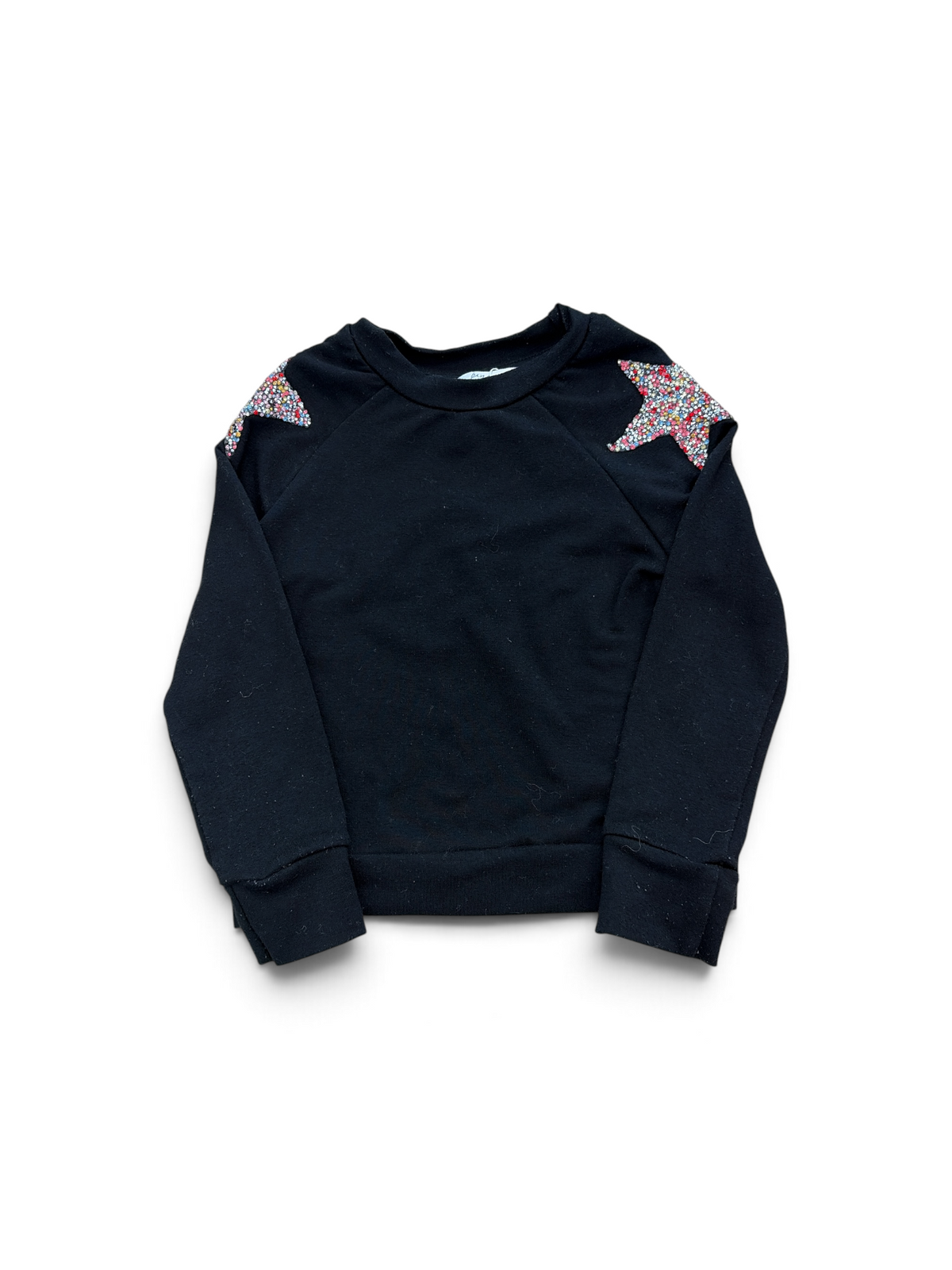 Black Pinc Premium Rhinestone Star Pullover, 4T