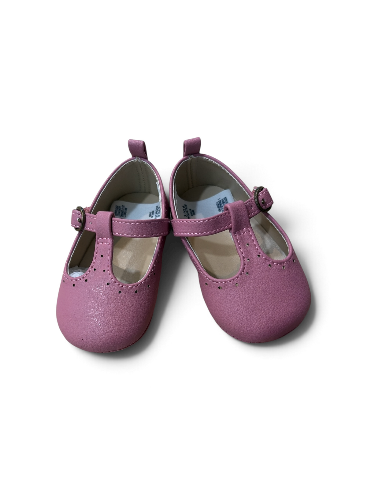 Rose Janie and Jack Mary Janes , 3-6M