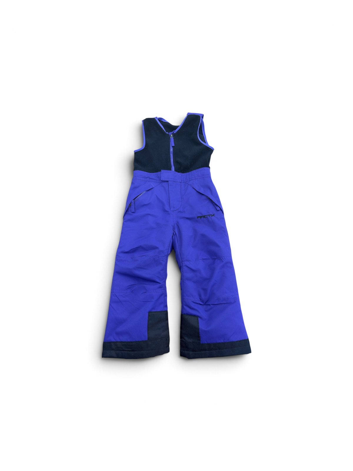 Purple/Black Artix Snow Bib, 3T