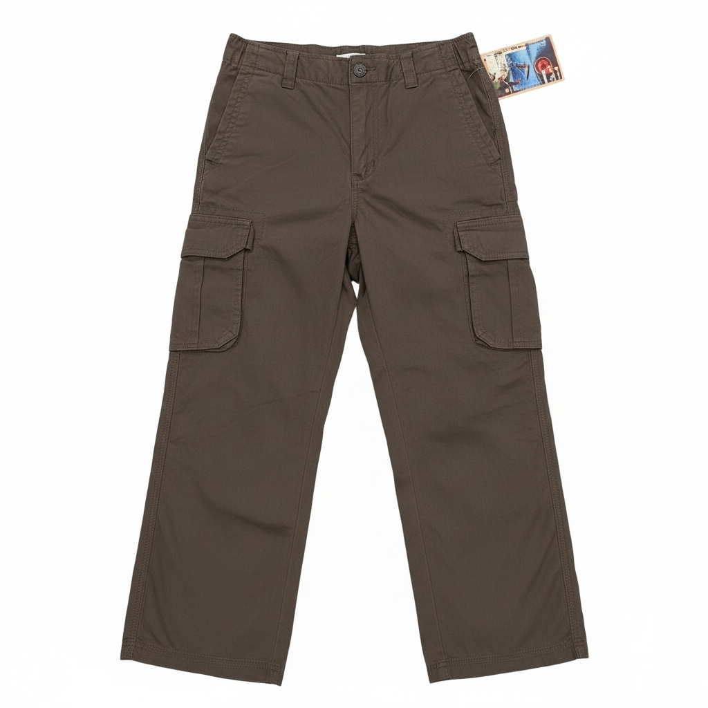 Brown Quiksilver Cargo Pants, 7X (Brand New with Tags)