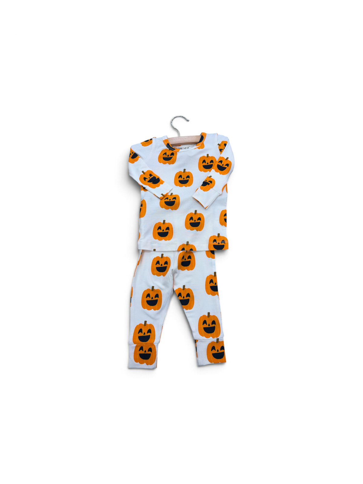 Tan SpearmintLove Pumpkin PJ Set, 12M (Brand New with Tags)