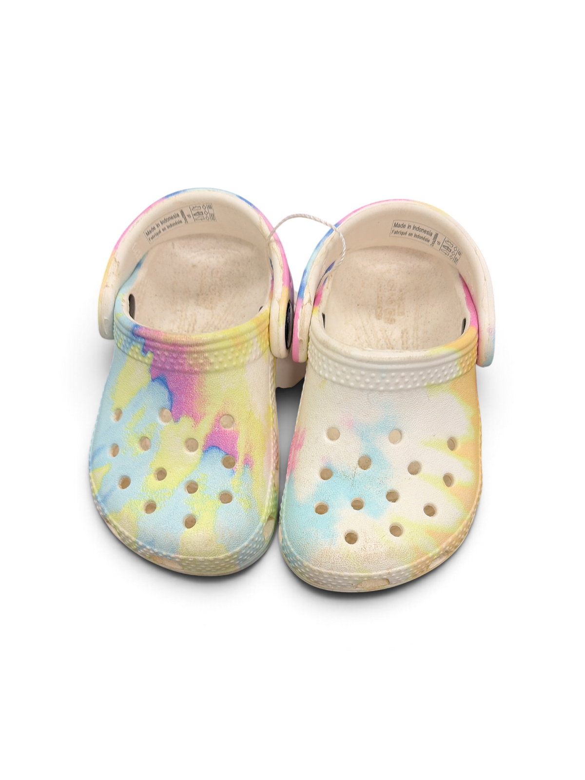 Tie-Dyed  Crocs Classic Clogs, 5