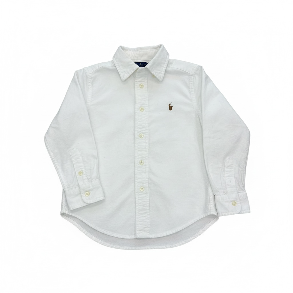 White Ralph Lauren Button Down, 4T