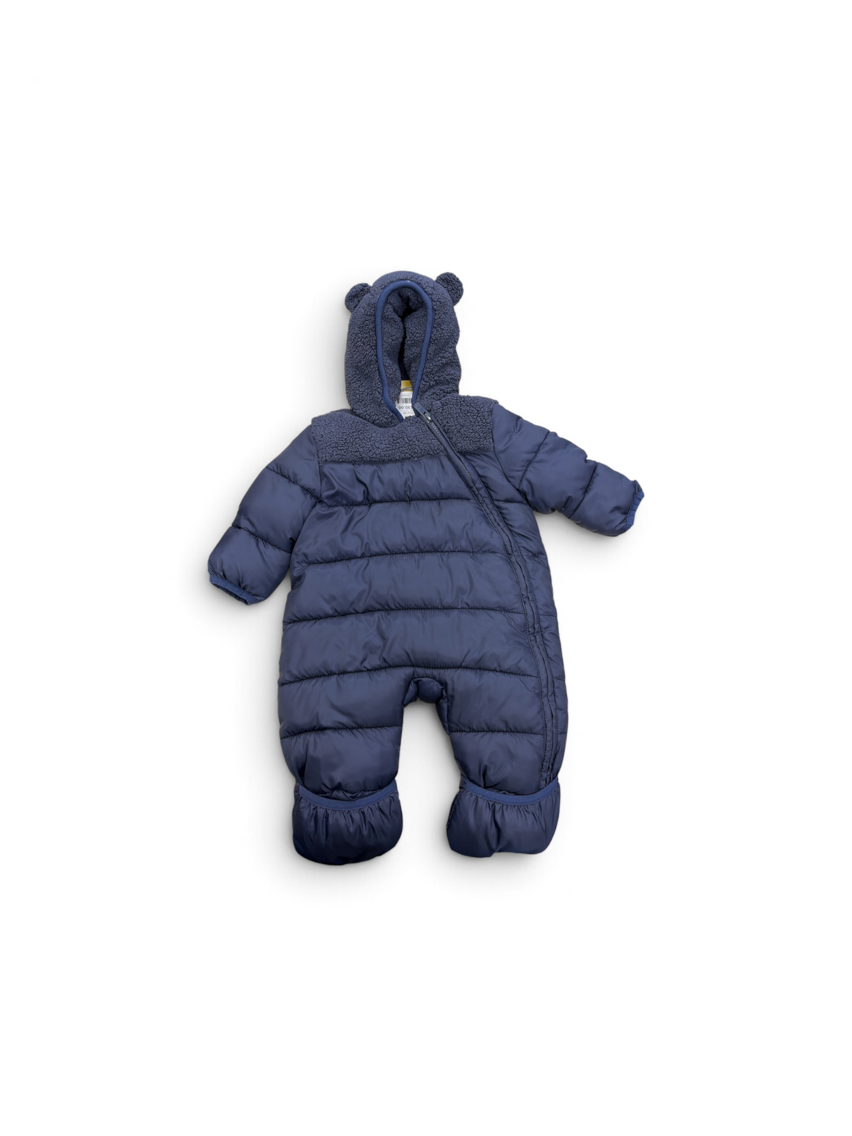 Navy Baby Gap Fleece-Lined Bunting, 6M