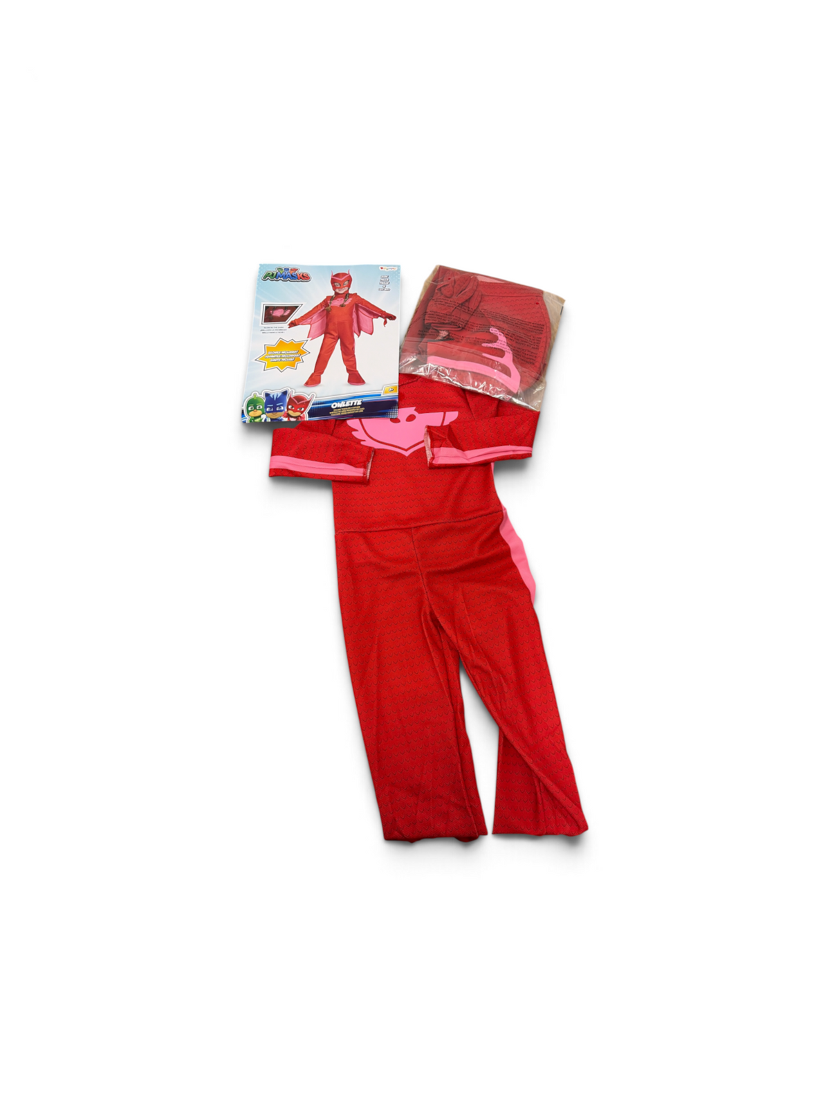 Red Disguise PJ Masks Owl Costume, 4T (Brand New in Packaging)