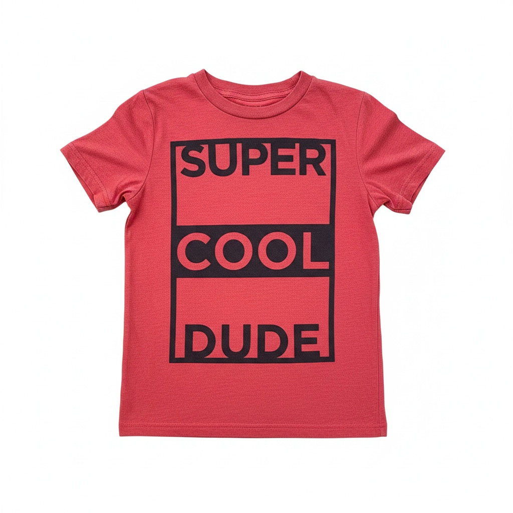 Red Jem Collective Super Cool Dude Tee, 6T