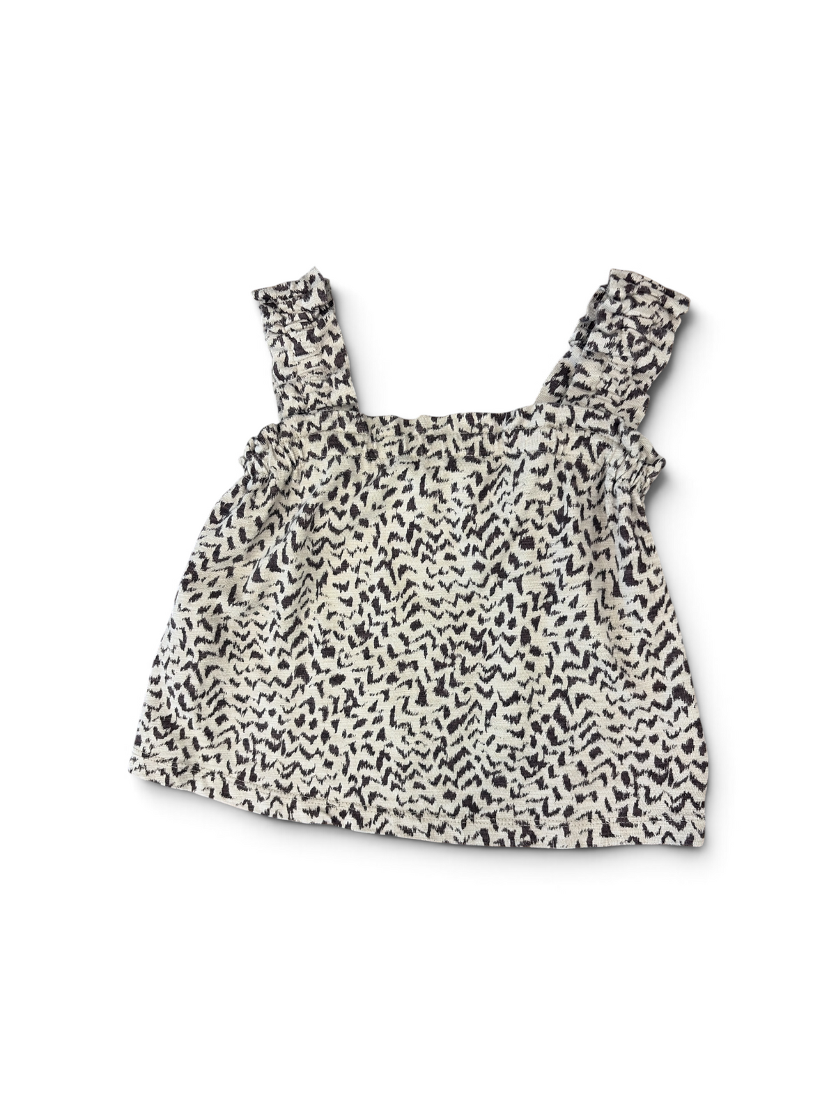 Brown Baby Gap Smocked Leopard Tank, 2T
