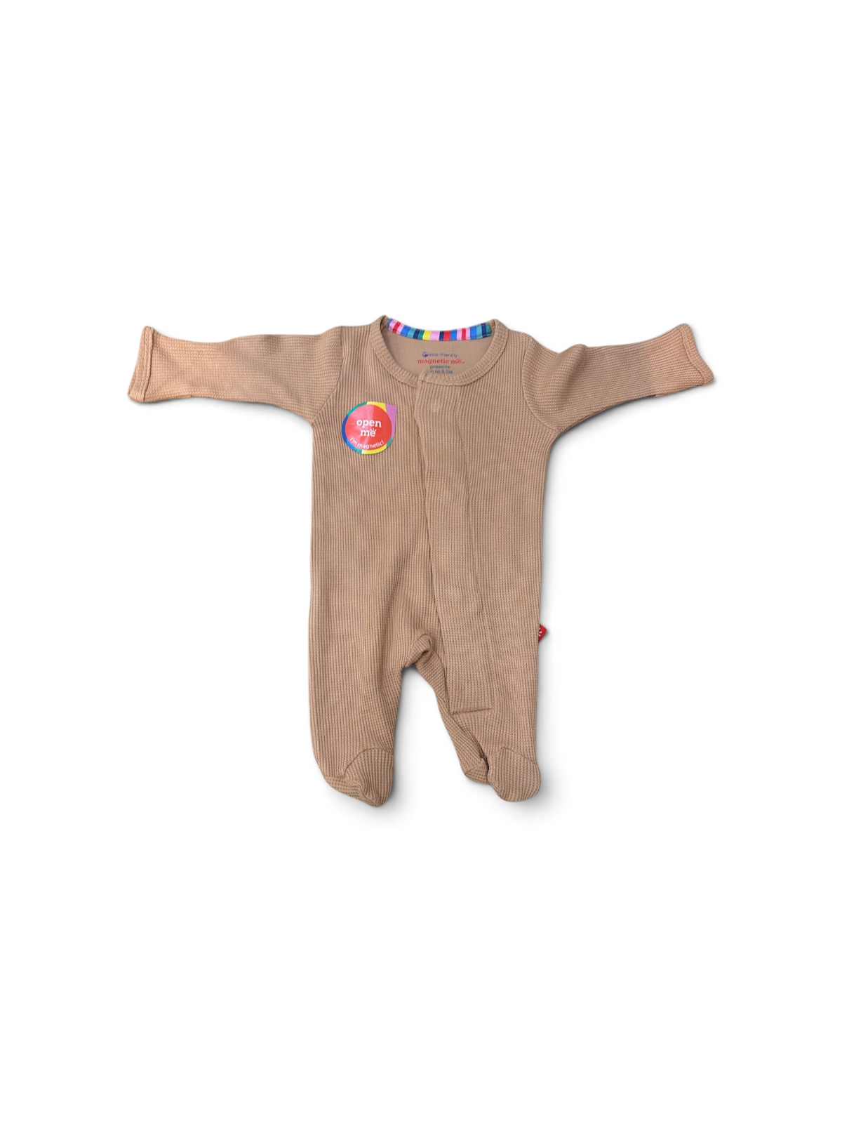 Brown  Magnetic Me Waffle Footie, Preemie (Brand New with Tags)