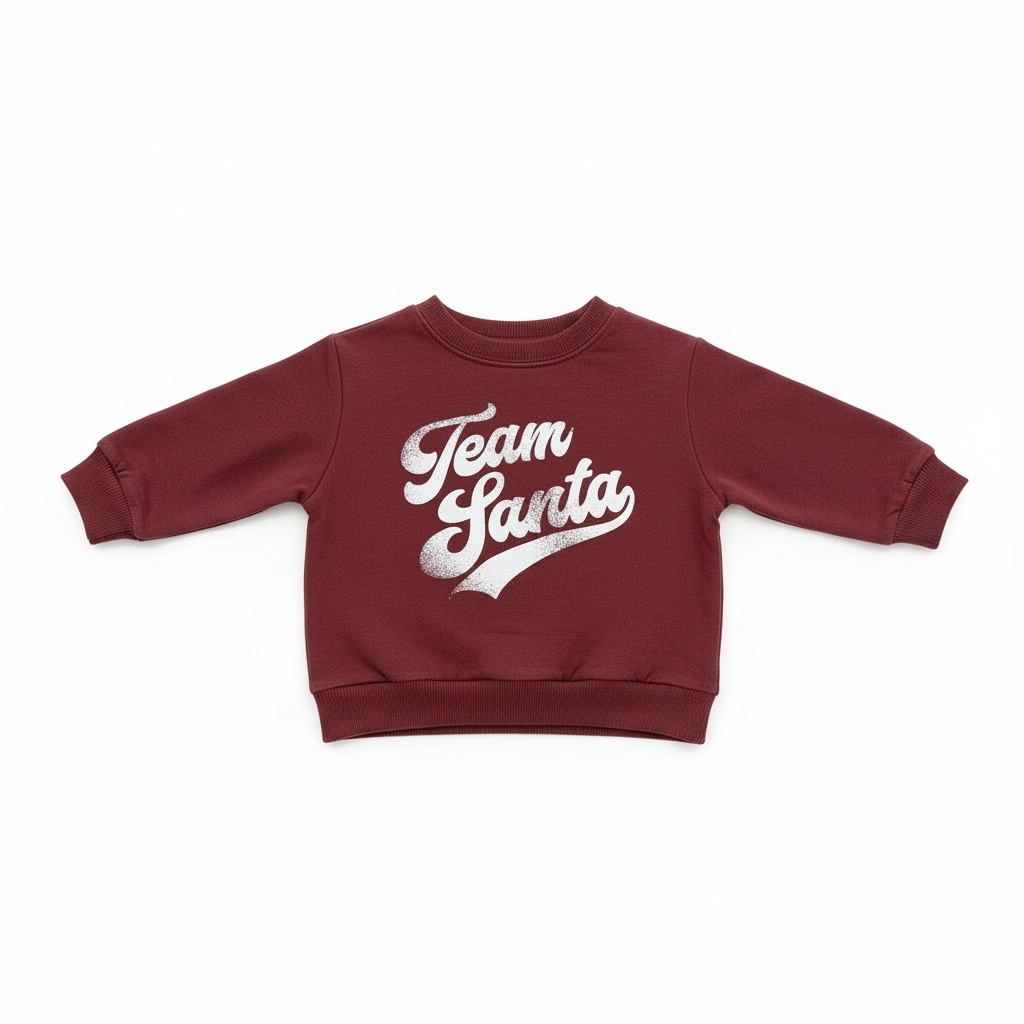 Bergundy Little Co. Team Santa Shirt, 3M