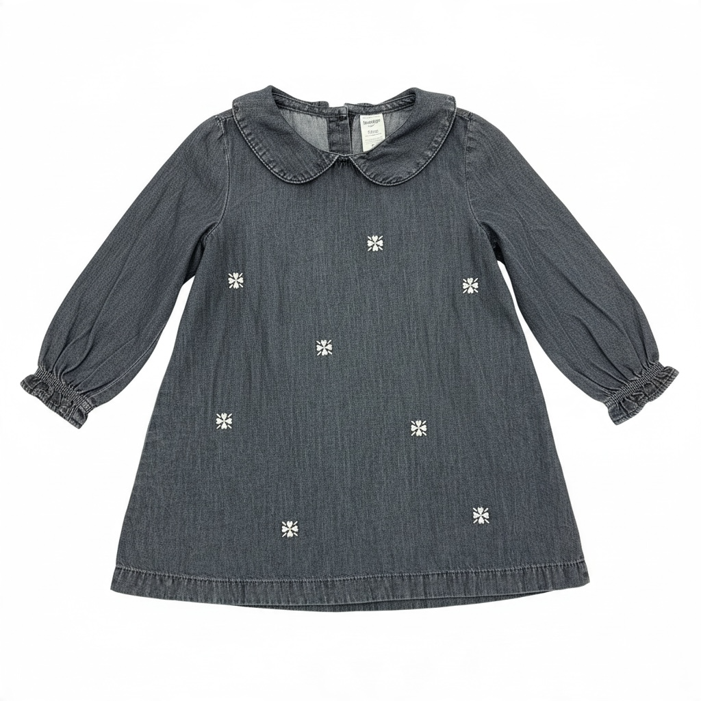 Gray OshKosh B'Gosh Denim Dress, 24M