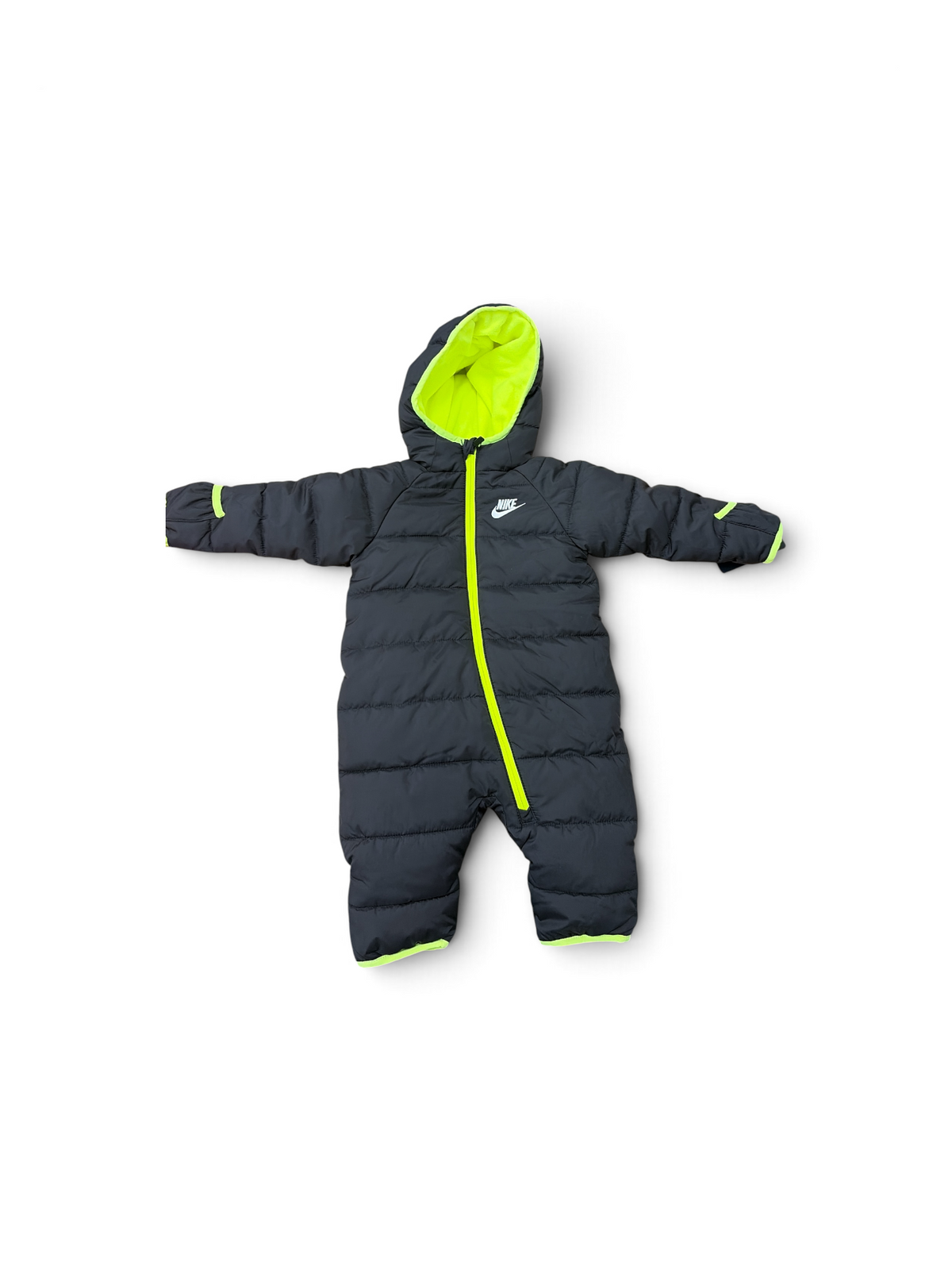 Black/Neon Yellow Nike Bunting, 6M (Brand New with Tags)
